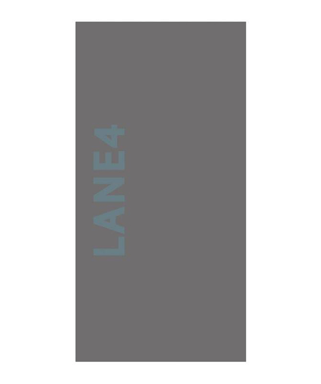 Lane 4 Microfiber Towel grey