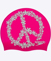 Speedo Slogan Cap Peace Pink