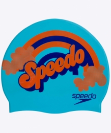 Speedo Slogan Cap Junior Blue/Orange