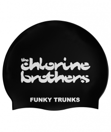 Funky Chlorine Brothers Swimming Cap