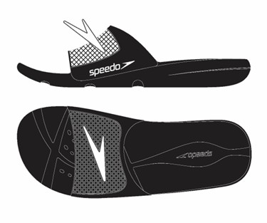 Atami Slide Junior Black/White