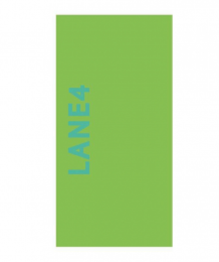Lane 4 Microfiber Towel lime