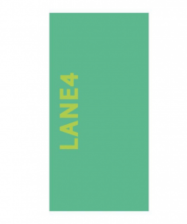 Lane 4 Microfiber Towel green