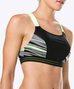 Speedo Reflect Wave Crop Top