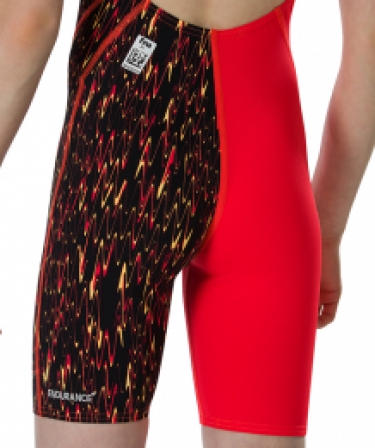 Speedo Fastskin Openback Junior Kneeskin paars/rood END