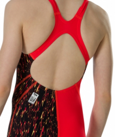 Speedo Fastskin Openback Junior Kneeskin paars/rood END