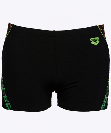 Arena Reticulum Short - black leaf