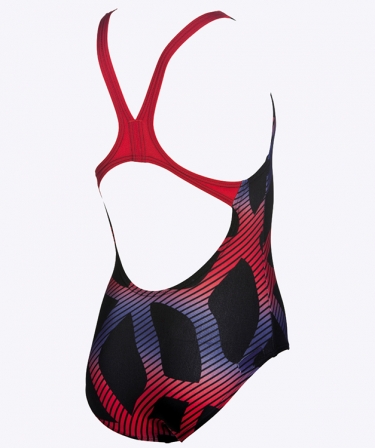 Arena Spider Junior One Piece - Black-Red