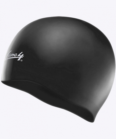 Lane 4 Non Wrinkled Silicone Cap black