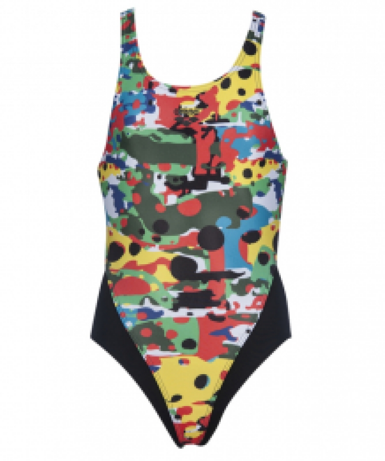 Arena Camouflage Junior Tech Back black/multi