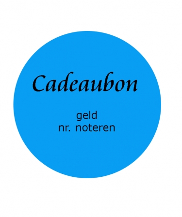 Cadeaubon - incl BTW