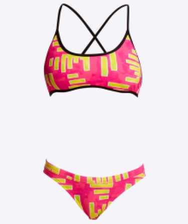 Funkita Bar Bar Cross Back Tie Bikini